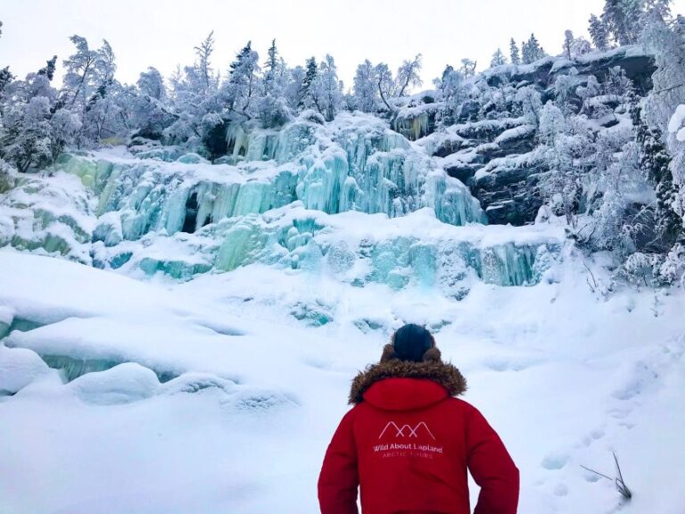 From Rovaniemi: Korouoma Canyon & Frozen Waterfalls Tour