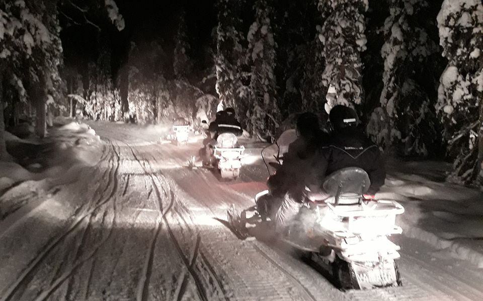 1 from rovaniemi night snowmobile safari From Rovaniemi: Night Snowmobile Safari