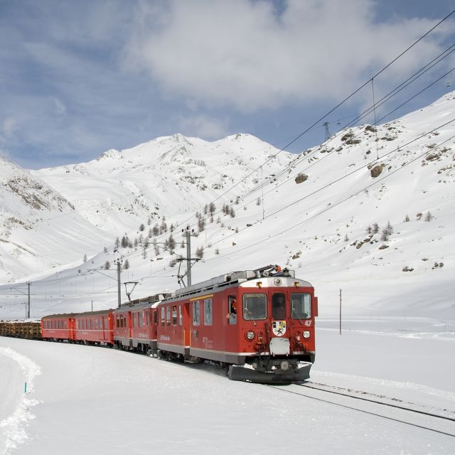 From Saint Moritz: Bernina Train to Tirano