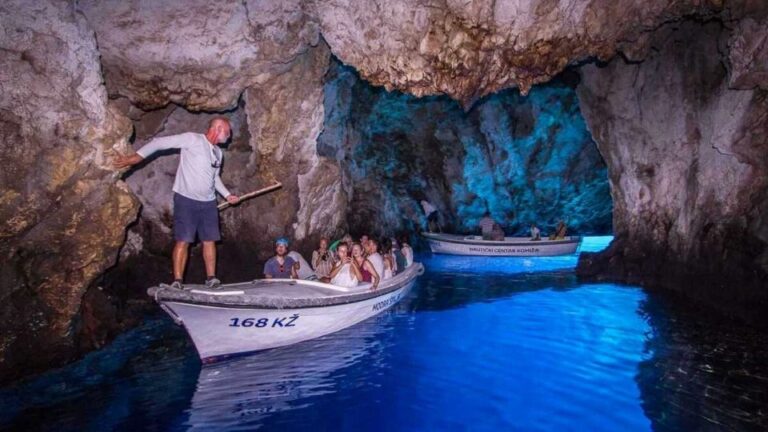 From Split: Island Diving & Blue Cave Tour With Lunch