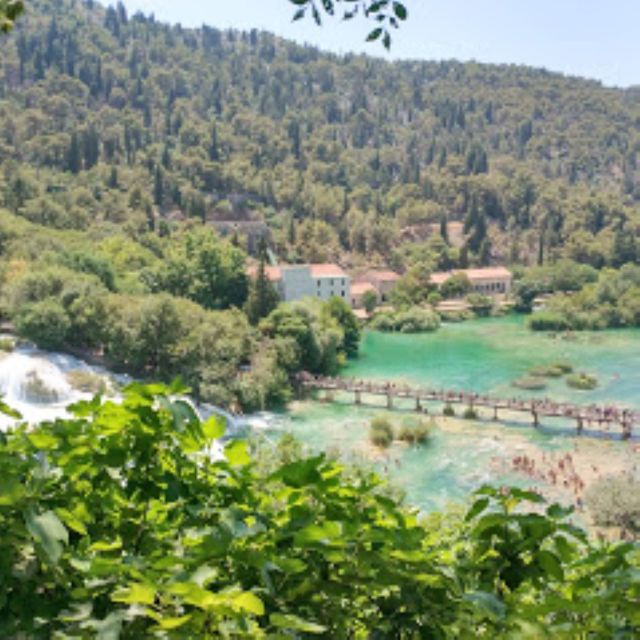 From Split or Trogir: Krka National Park & Wine Tasting Tour