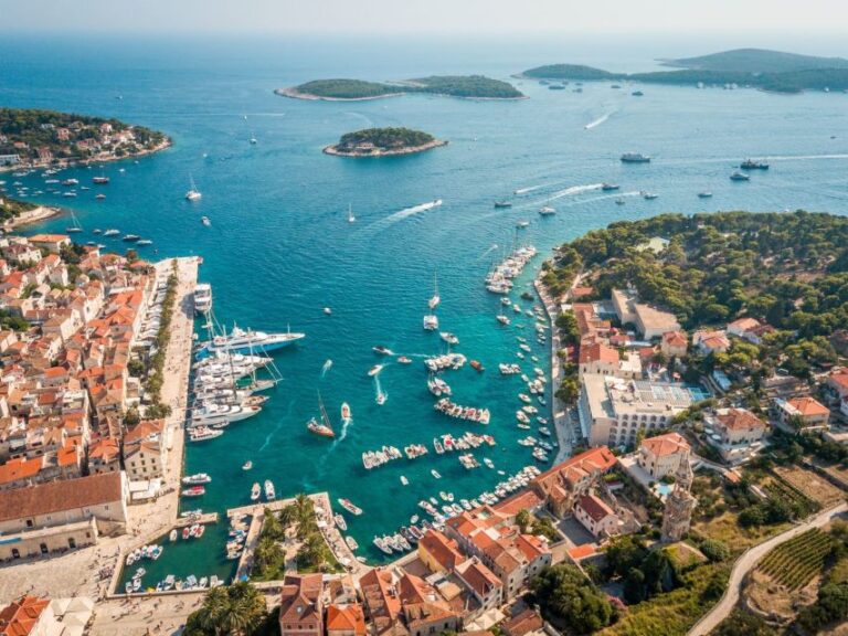 From Split & Trogir: Full-Day Private Blue Cave & Hvar Tour