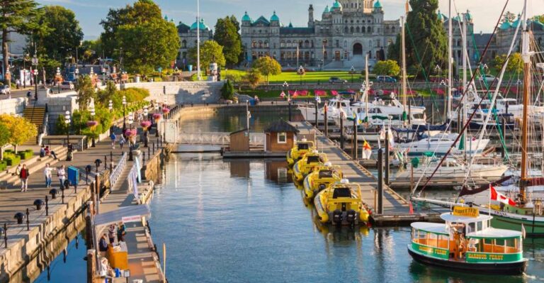 From Vancouver: Full-Day Victoria & Butchart Gardens Tour