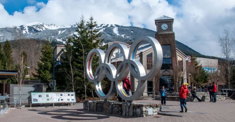 From Vancouver: Whistler Village and Lost Lake Snowshoe Trip