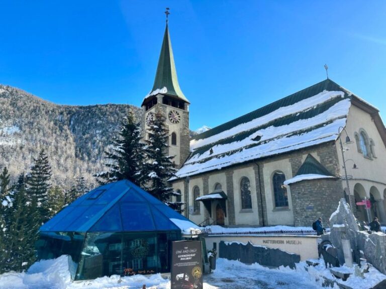 From Zurich: Zermatt Village & Glacier Paradise Private Tour