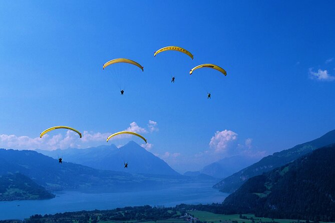 Full-Day Guided Tour to Interlaken With Paragliding Flight