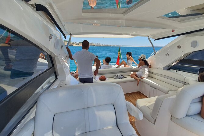 1 full day private cruise in the algarve coast by luxury yacht Full-Day Private Cruise in the Algarve Coast by Luxury Yacht