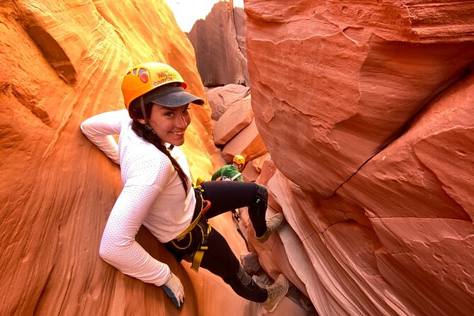1 full day private slot canyoneering from moab Full-Day Private Slot Canyoneering (From Moab)