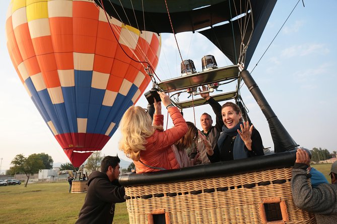 Full-Day Teotihuacan Hot Air Balloon Tour From Mexico City Including Transport