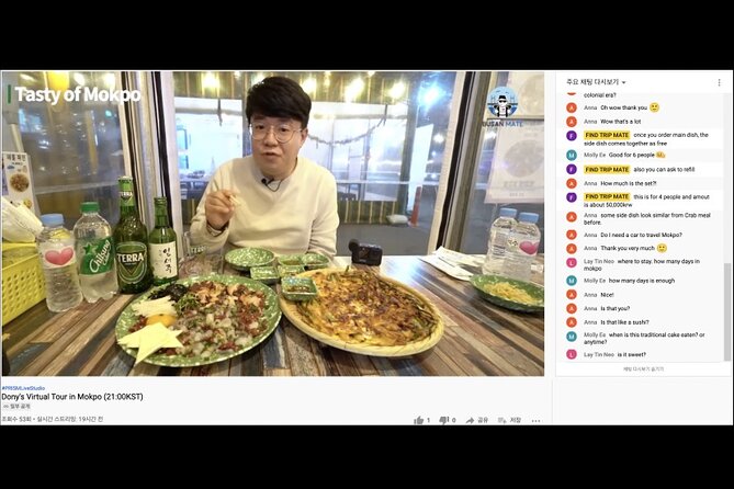 Fun & Informative Mokpo Food Virtual Tour in Korea