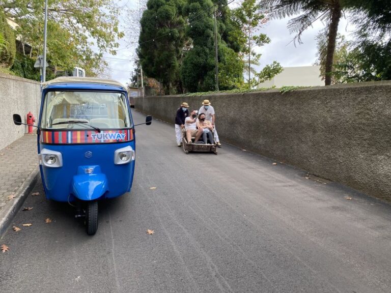 Funchal: Monte Tropical Garden & Toboggan Ride by Tuk Tuk