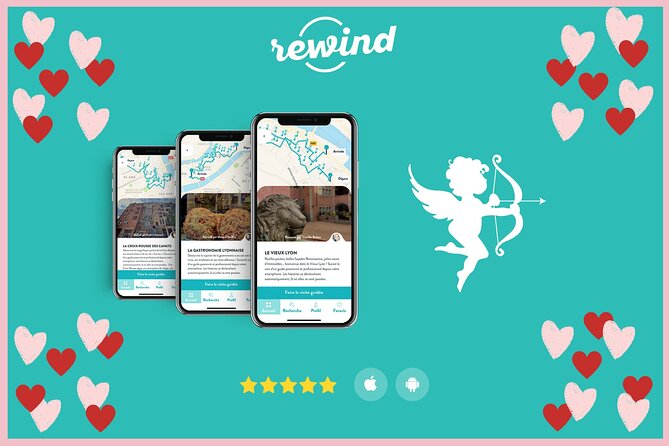 Gift Card, 3 Audio-Guided Tours of Lyon on Smartphone - Redeeming Your Gift Card