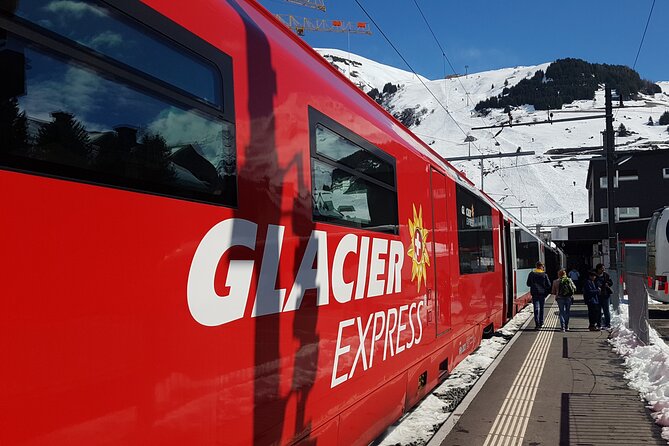 Glacier Express Train Reservation Zermatt to St. Moritz 2nd Class