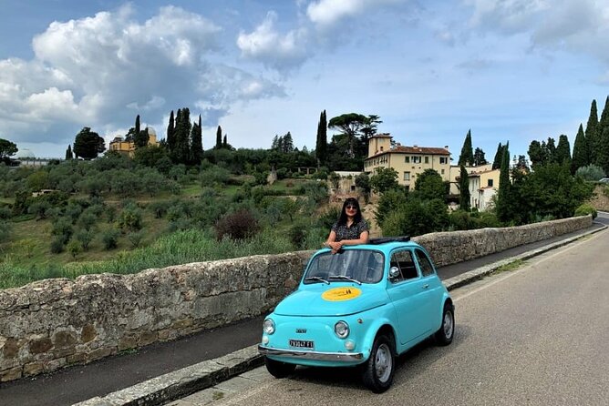 Grand Tuscany Tour From Florence in Vintage Fiat 500 With a Private Driver