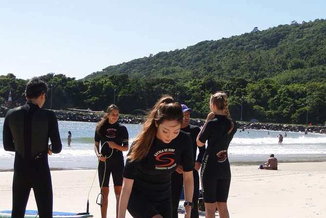 Group Surf Lessons – Florianópolis With Professional Instructor Evandro Santos