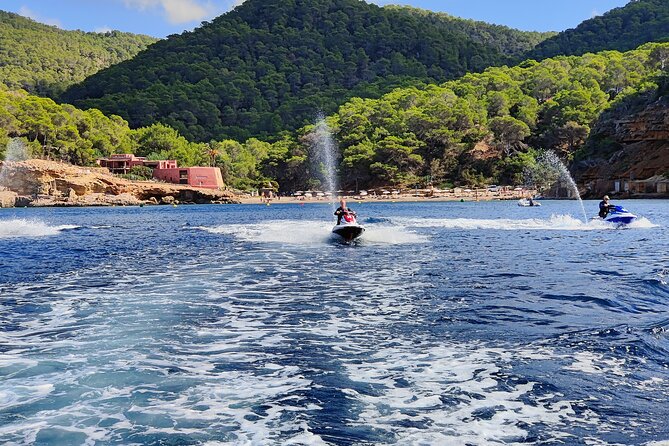 1 guided activity on a jet ski to cala salada ibiza Guided Activity on a Jet Ski to Cala Salada Ibiza
