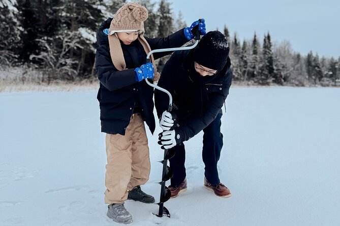 Guided Ice Fishing Private Adventure in Rovaniemi