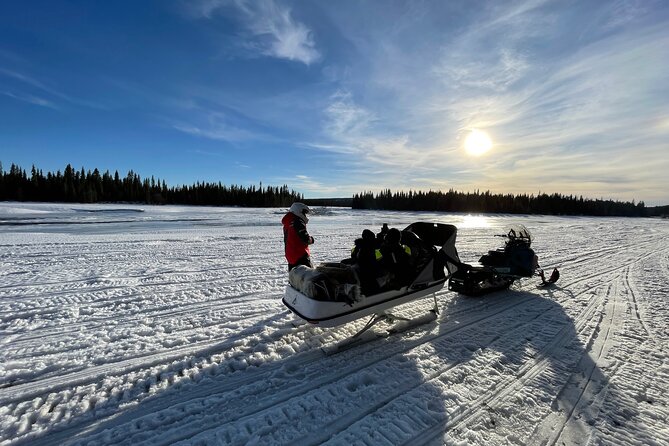 Guided Morning Snowmobile Adventure in Arctic Wilderness