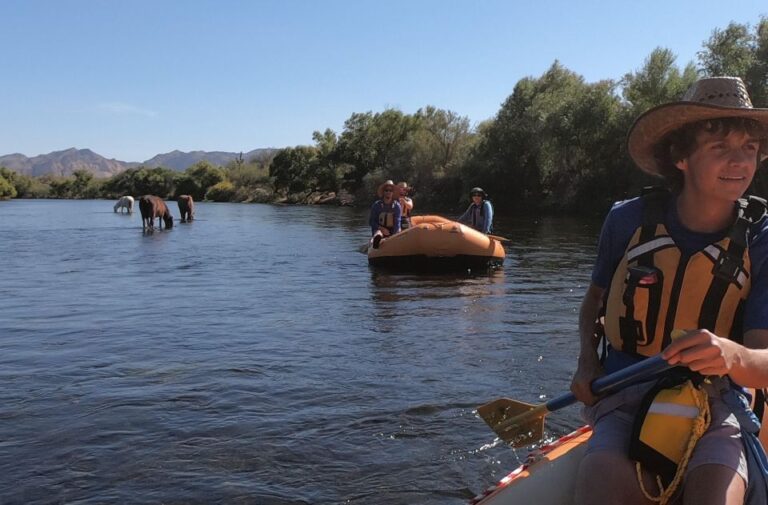 Guided Rafting on the Lower Salt River