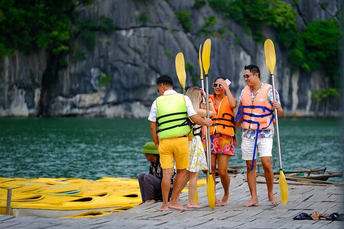 Ha Long Bay Cruise Day Tour-Cave, Kayaking,Ti Top Island & Lunch
