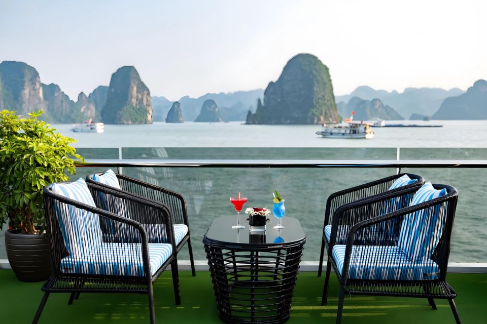 1 ha long bay luxury tour swimming pool 7 5 hour itinerary Ha Long Bay Luxury Tour Swimming Pool 7.5 Hour Itinerary