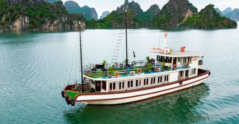 Ha Long: Surprise Cave Full-Day Cruise With Kayak and Beach