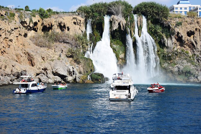 1 half day boat tour to antalya waterfalls from belek Half-Day Boat Tour to Antalya Waterfalls From Belek