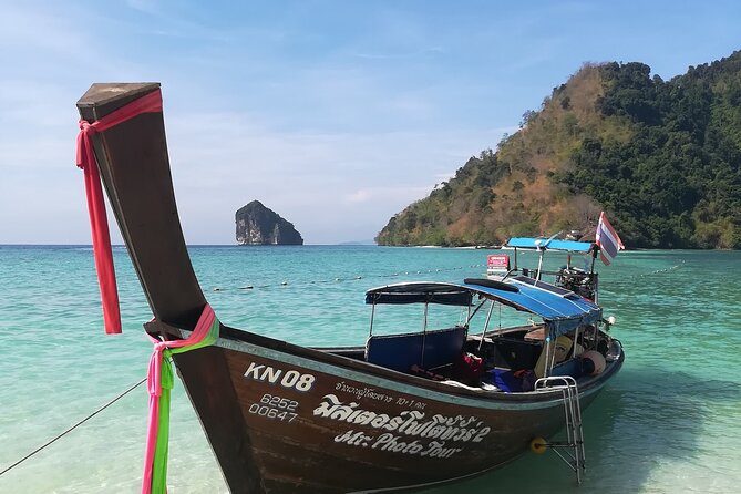 1 half day krabi four islands tour with long tail boat Half-Day Krabi Four Islands Tour With Long-Tail Boat