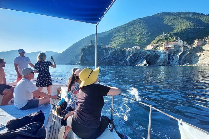 1 half day private tour of cinque terre with a traditional gozzo Half-Day Private Tour of Cinque Terre With a Traditional Gozzo