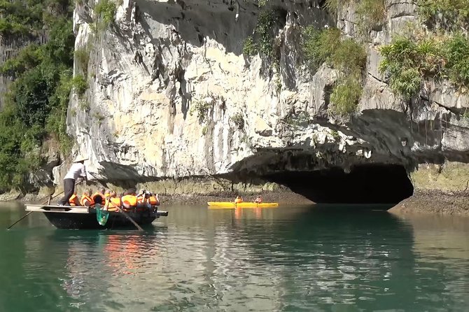 Halong 6 Hours Boat Tour With Cave, Kayak, Lunch, Transfer High-Way From Hanoi