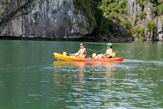 Halong Bay Full Day Cruise Trip: Kayaking, Surprise Cave, Titop Island, Lunch