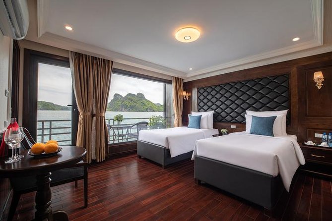 1 halong lanha bay 1 night on the top deck with la pandora cruises Halong - Lanha Bay 1 Night on the Top Deck With La Pandora Cruises