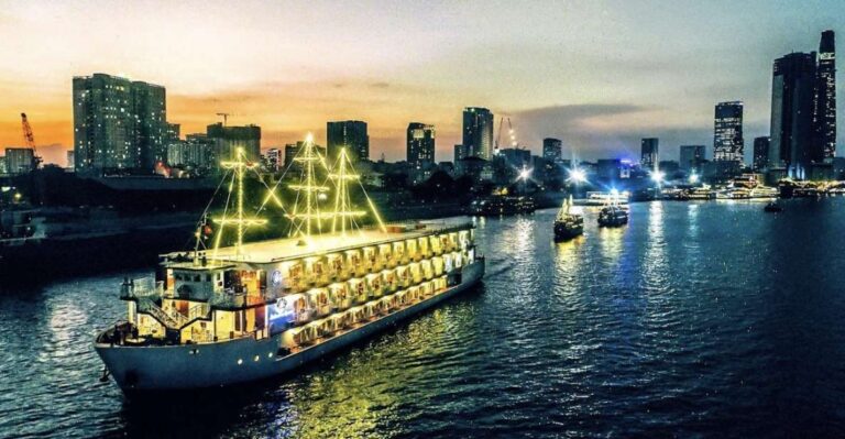 HCM: Saigon River Buffet Dinner Cruise With Private Table