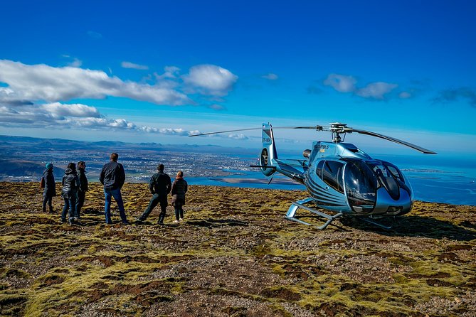 Helicopter Tour With Mountain Summit Landing From Reykjavik