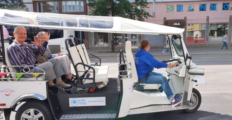 Helsinki City: 2.5-Hour City Tour With Electric Tuktuk