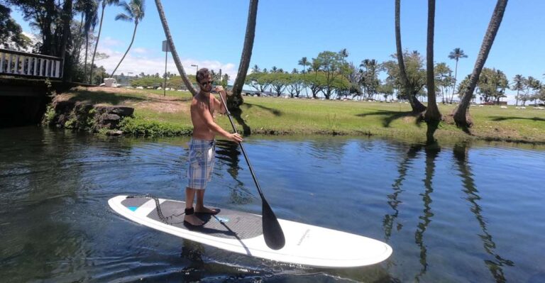 Hilo: Hilo Bay and Coconut Island SUP Guided Tour