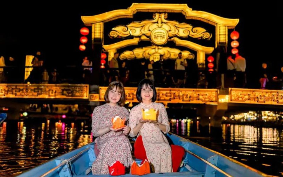 1 hoi an hoai river boat trip by night with release lantern Hoi An: Hoai River Boat Trip by Night With Release Lantern