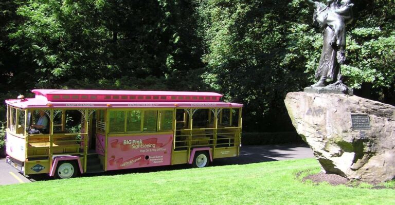 Hop-On Hop-Off Gray Line Pink Trolley Tour – 1 Day Ticket