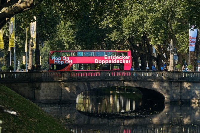 Hop-On Hop-Off Tour in Düsseldorf in a Double-Decker Bus