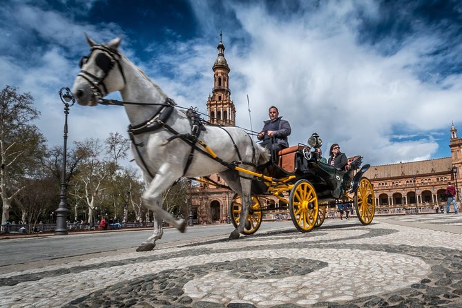 1 horse and carriage sightseeing tour in seville Horse and Carriage Sightseeing Tour in Seville
