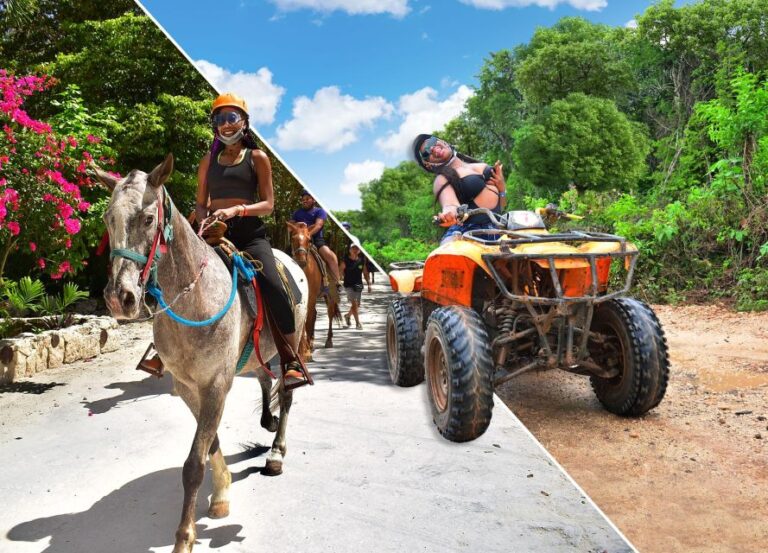 Horseback Riding & ATV Adventure With Ziplines & Cenote
