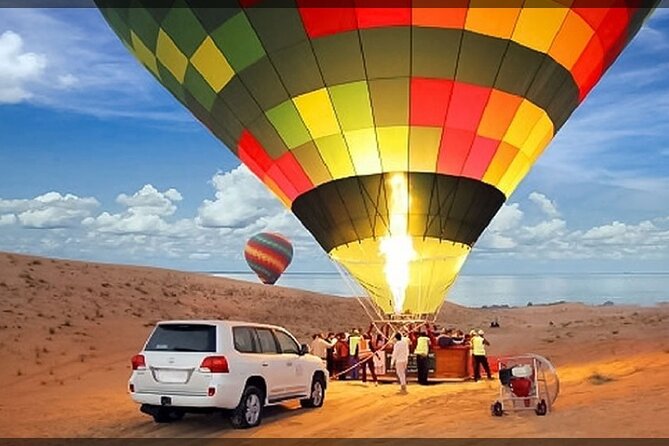 1 hot air balloon flight in dubai with refreshments including pickup drop off Hot Air Balloon Flight in Dubai With Refreshments Including Pickup & Drop off