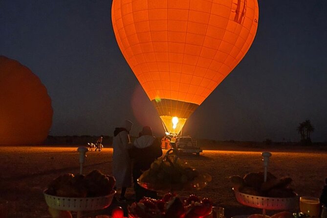 1 hot air balloon over marrakech desert 1h flight including breakfast pickup Hot Air Balloon Over Marrakech Desert, 1h Flight, Including Breakfast & Pickup