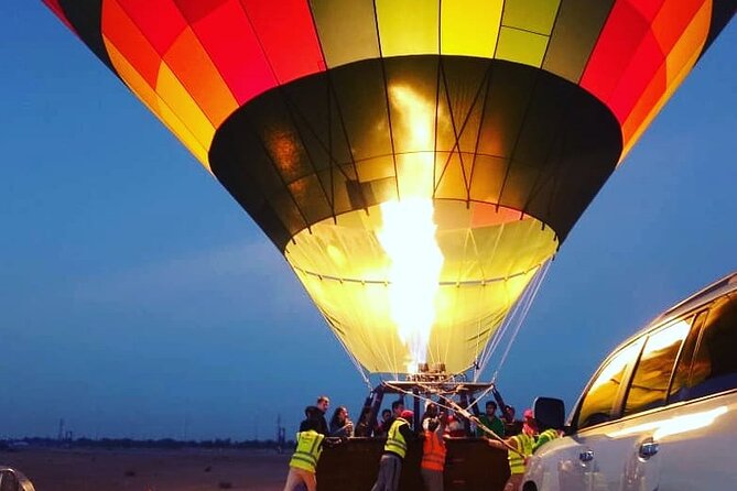 1 hot air balloon ride over dubai desert inlcuding transfers Hot Air Balloon Ride Over Dubai Desert Inlcuding Transfers