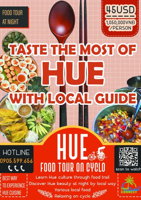 Hue: Night Street Food Tour by Cyclo With a Local Guide