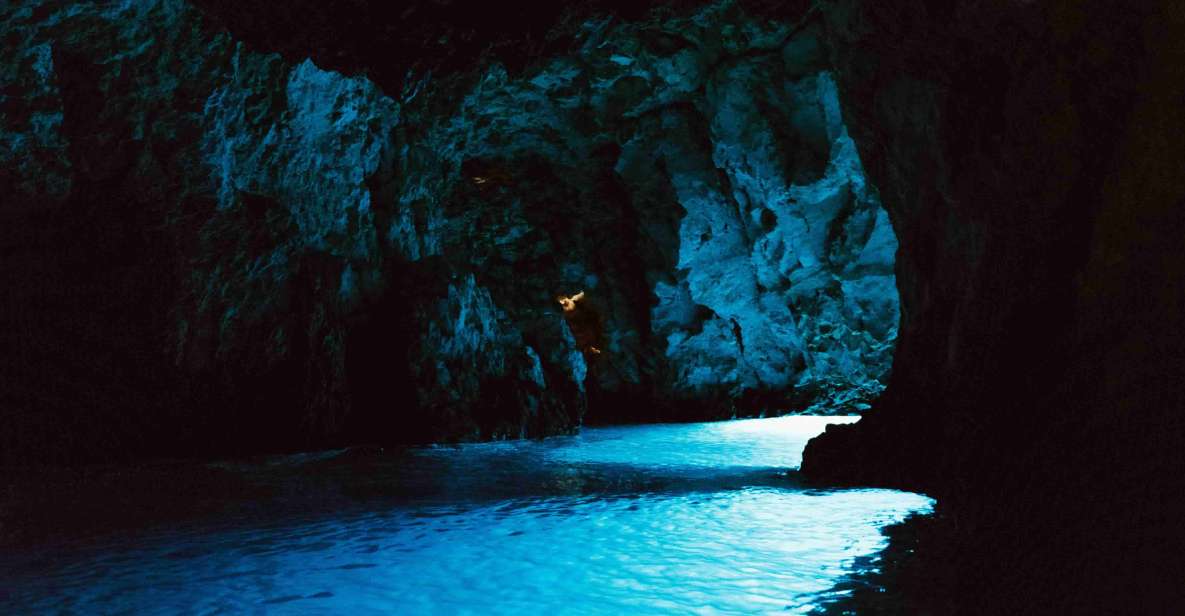 1 hvar blue and green caves boat tour with stiniva beach Hvar: Blue and Green Caves Boat Tour With Stiniva Beach