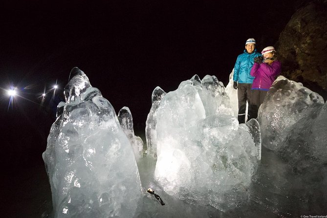 Ice Cave Lofthellir Exploration – a Permafrost Cave Inside a Magma Tunnel.