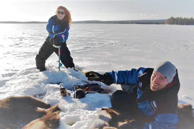 Ice Fishing Like a Finn, Apukka Adventures Rovaniemi