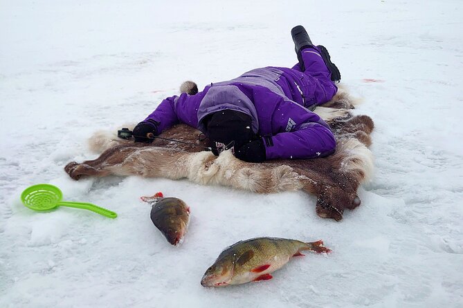 Ice Fishing Trip at Lake Inari