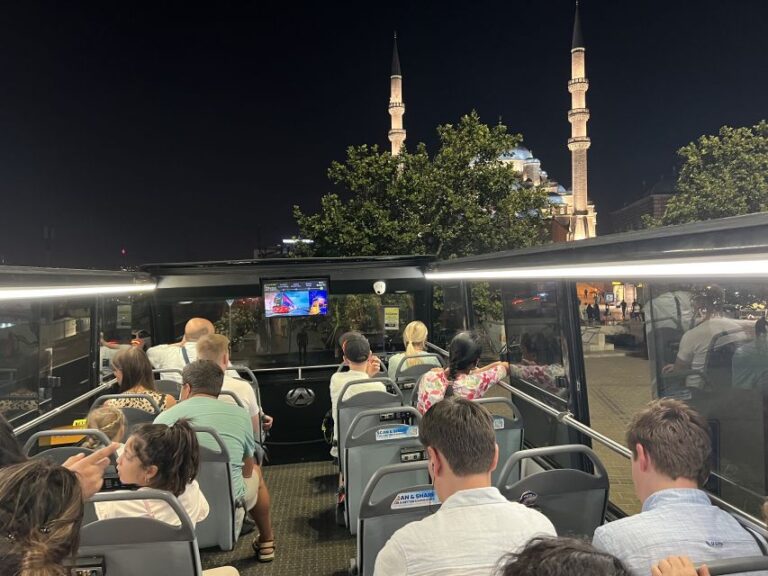 Istanbul: Two Continents Evening Bus Tour With Commentary